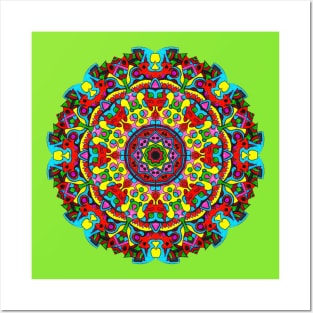 Energetic Mandala Posters and Art